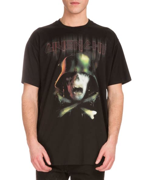 givenchy army skull t shirt|T.